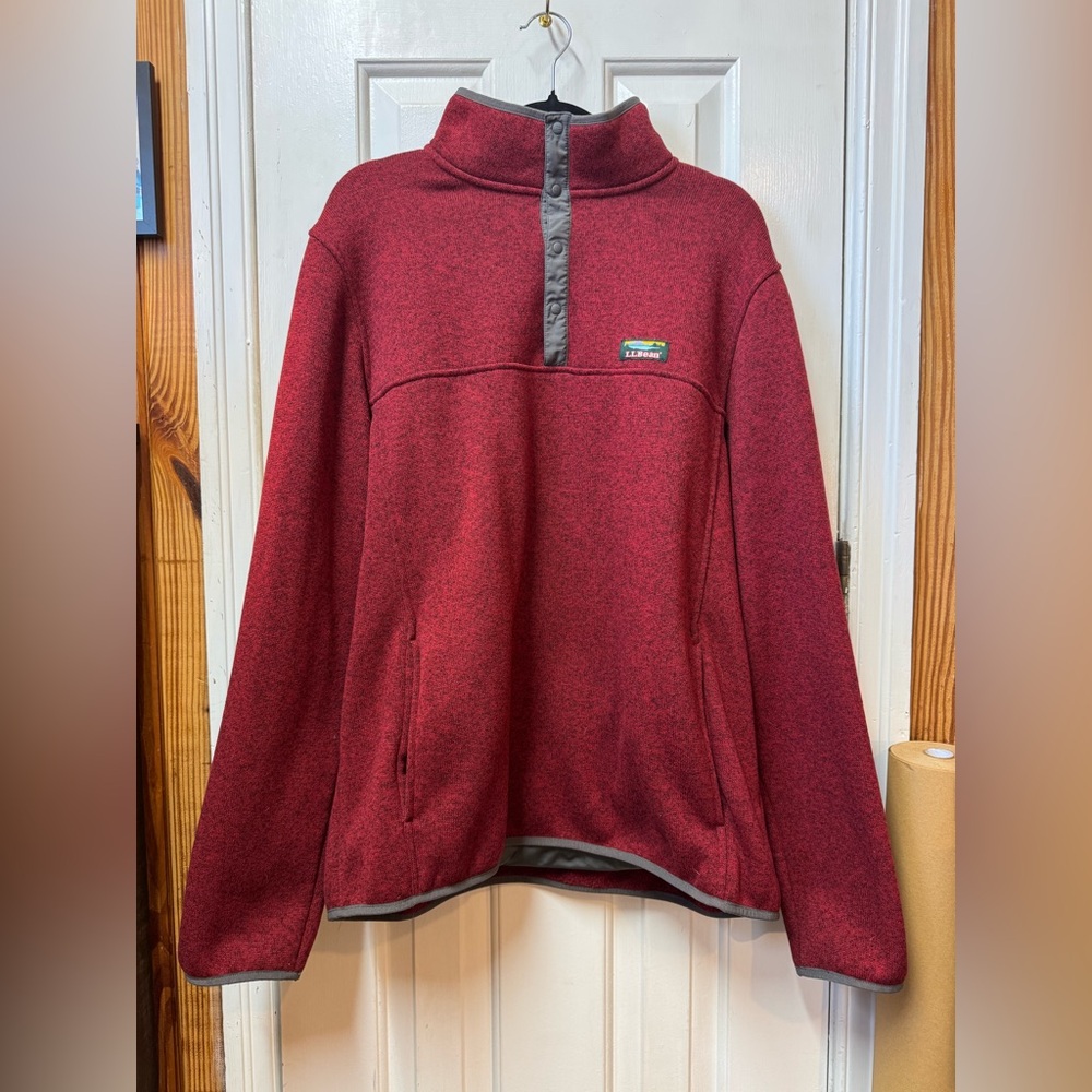 L.L. Bean Maroon Men's Pullover